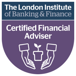 Certified Financial Adviser logo representing Steve Heathcote’s professional qualification.
